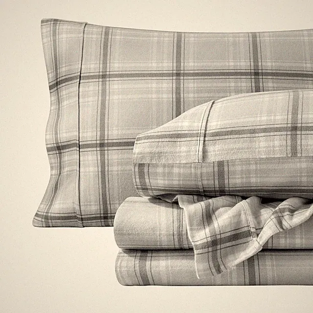 Bare Home Flannel Sheet Set Prints - 100% Cotton - Deep Pocket
