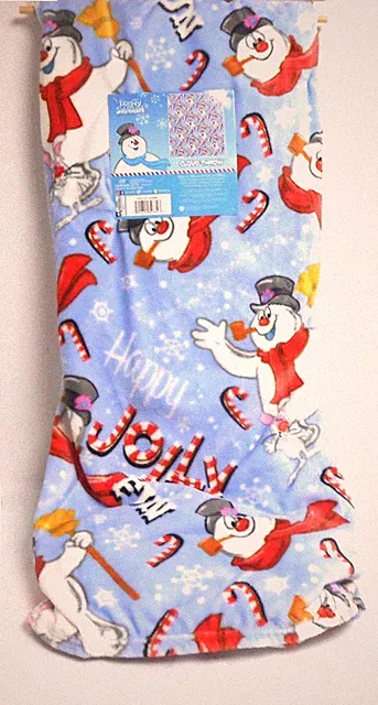 Frosty the Snowman Christmas Oversized Plush Throw 70" x 60"